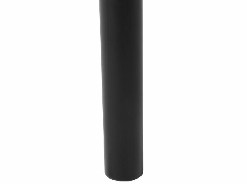 Franciaágy 180 cm LAURA (ágyráccsal) (fekete)