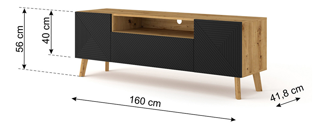 TV asztal/szekrény Luxina 1