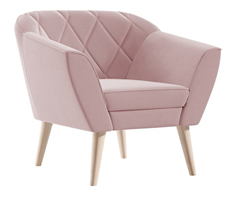 Fotel 1 Jara (rózsaszín)