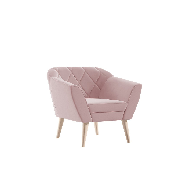 Fotel 1 Mirjan Jara (rózsaszín)