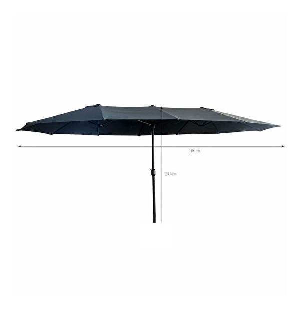 Kerti napernyő Taso (sötétszürke)