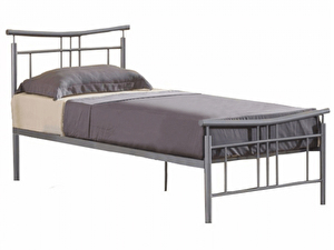 Egyszemélyes ágy 90 cm Daija 90 (matt ezüst)