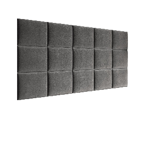 Kárpitozott fali panel (2 db.) Pazara 40x30 cm (szürke) *kiárusítás