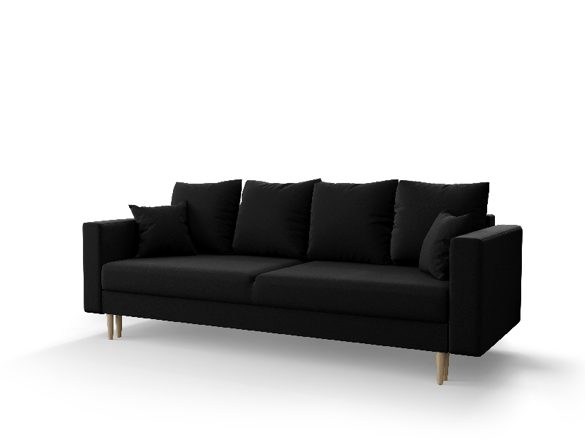 Háromszemélyes kanapé Kinetic (fekete)