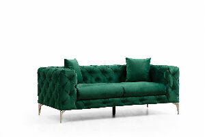 Kétszemélyes kanapé Collo (zöld)