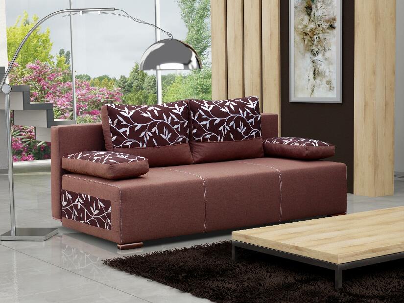Háromszemélyes kanapé Ninfa (barna)