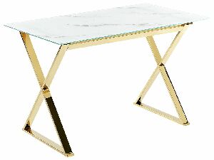 Étkezőasztal Ariane (fehér + arany) (4 fő részére)