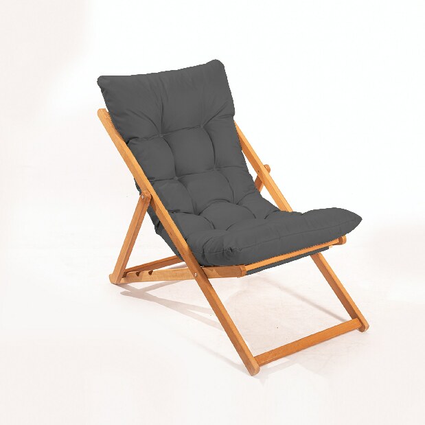 Kerti szék Myla (szürke + természetes)