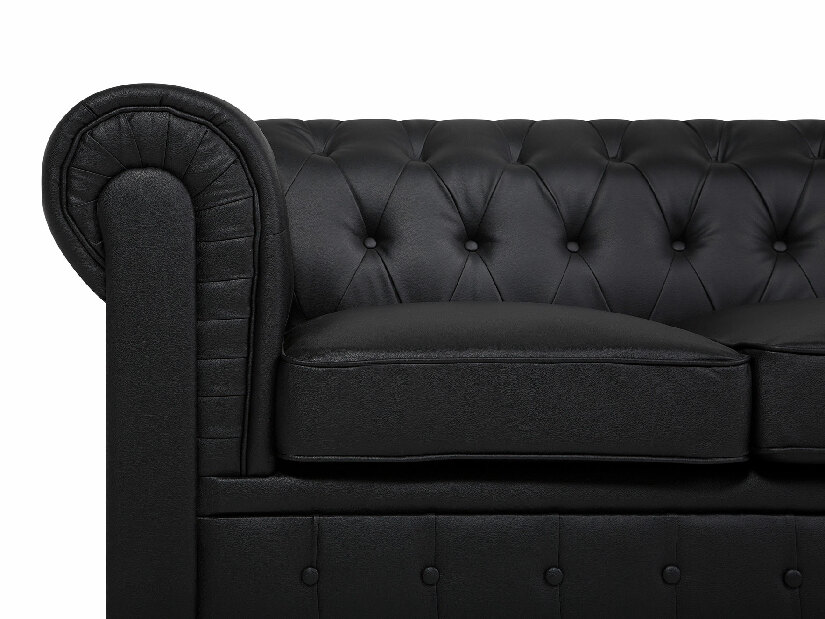 Háromszemélyes kanapé Chichester (fekete)