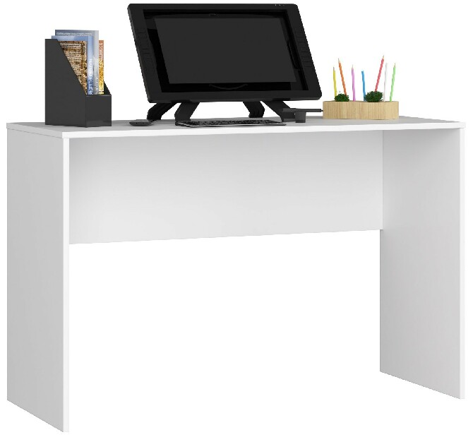 Sarok PC asztal Bahar (fehér)