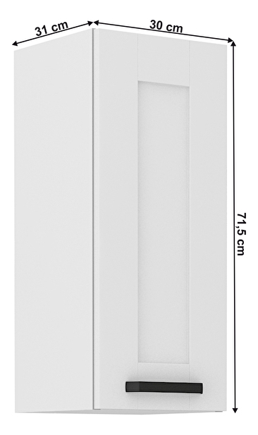 Felsőszekrény Lesana 1 (fehér) 30 G-72 1F 