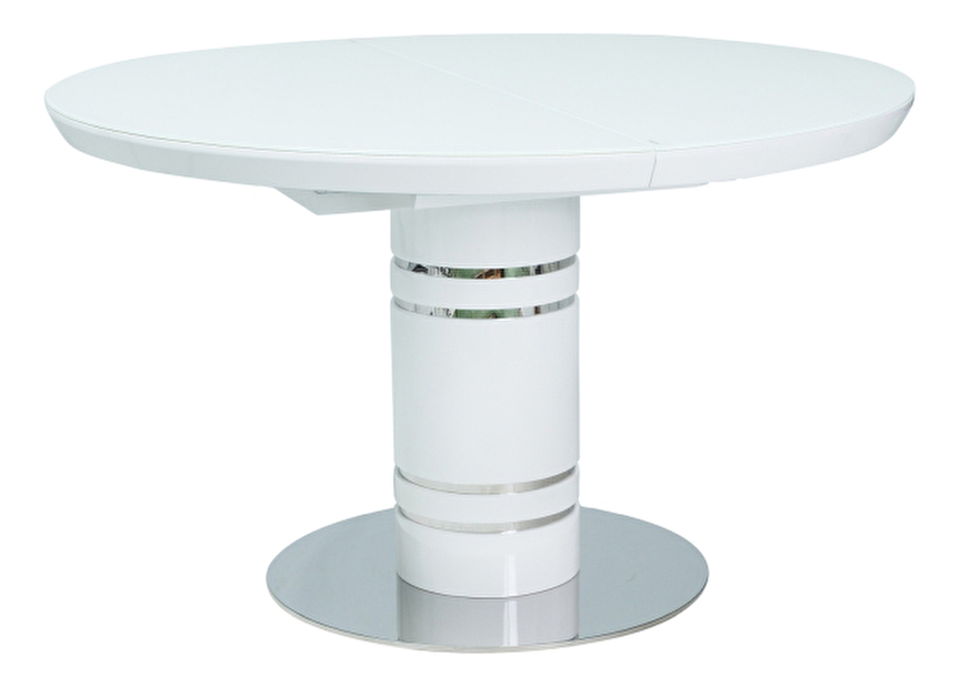 Széthúzható étkezőasztal 120-160 cm Susie (fehér + fehér) (4 6 fő részére)