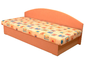 Egyszemélyes ágy (dívány) 80 cm Eda 3 (habszivacs matraccal)