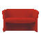 Dupla fotel Kilsby Micro piros