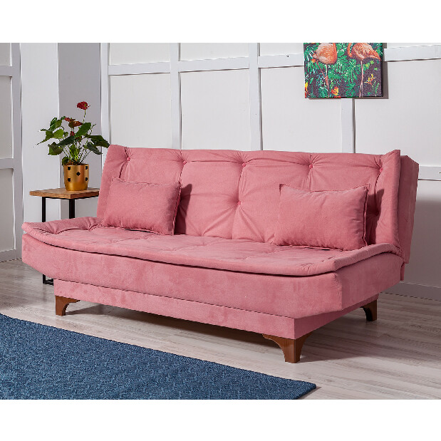 Háromszemélyes kanapé Klaudi (rózsaszín)