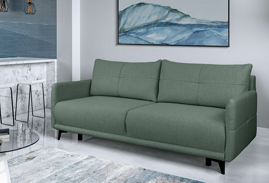 Háromszemélyes kanapé Zitty (zöld)
