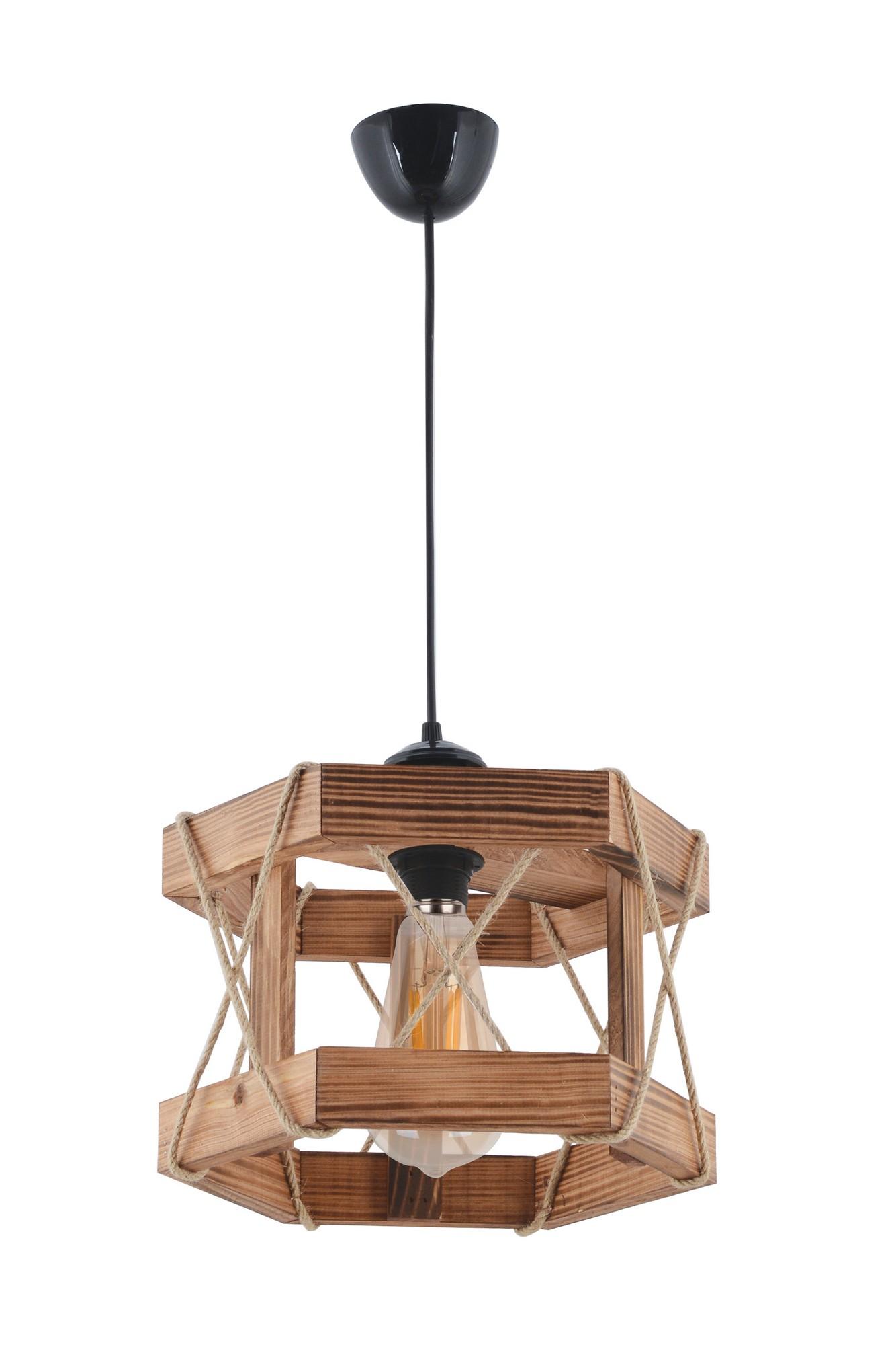 Mennyezeti lámpa Cageworta 1 (természetes)