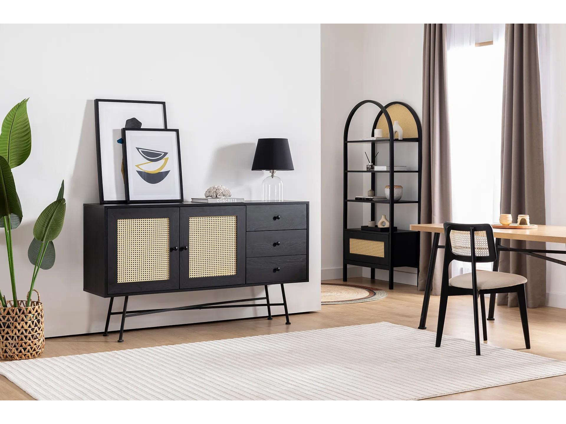 Komód Vovula 5 (fekete)