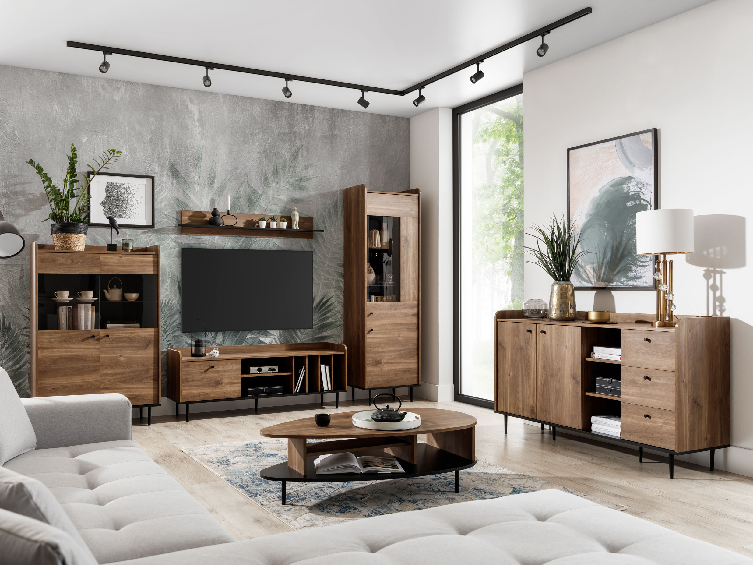 TV asztal  Vasecta RTV100 (brandy castello tölgy)