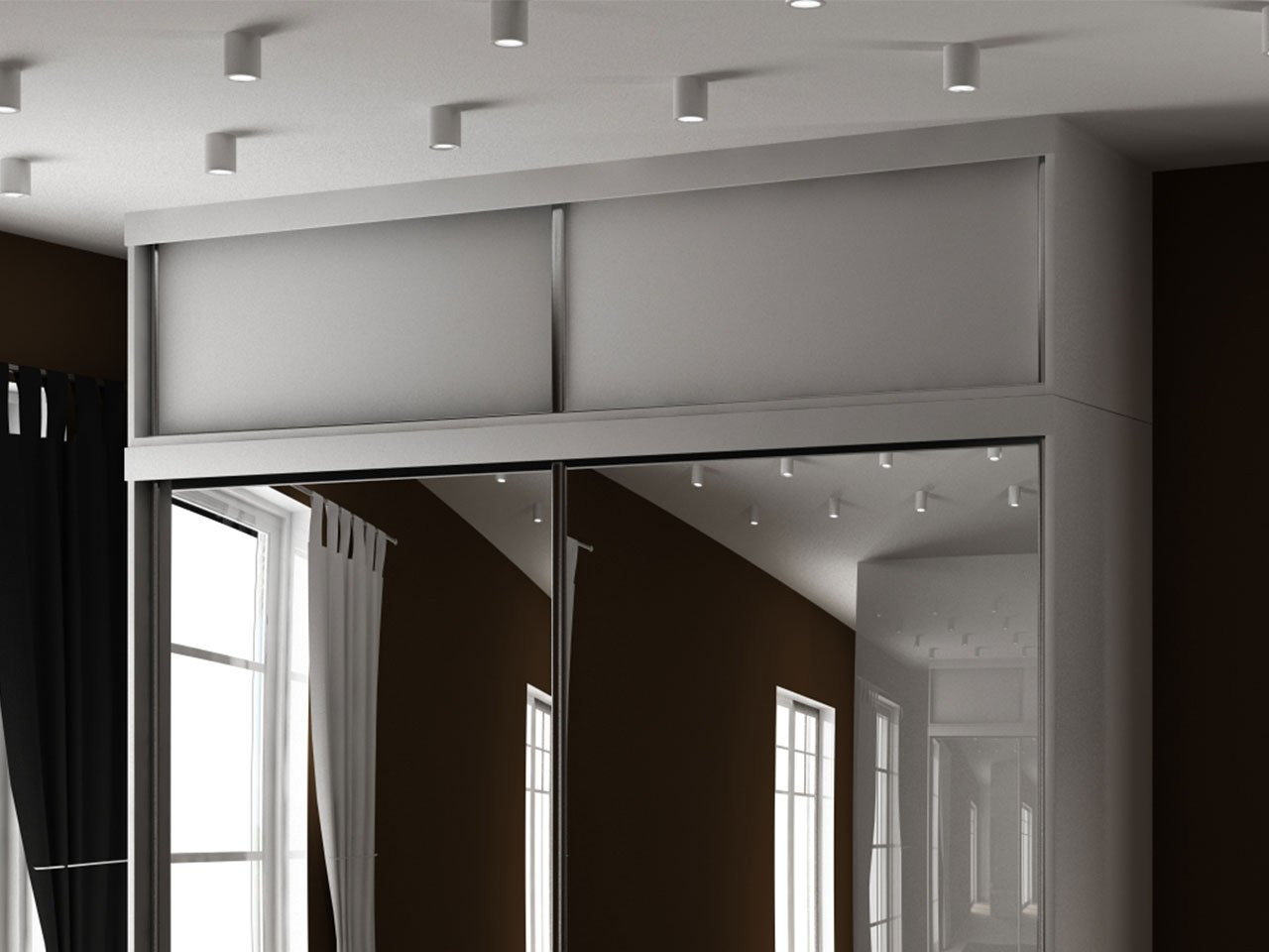 Felépítmény a szekrényhez Seharat 200 (fehér) 