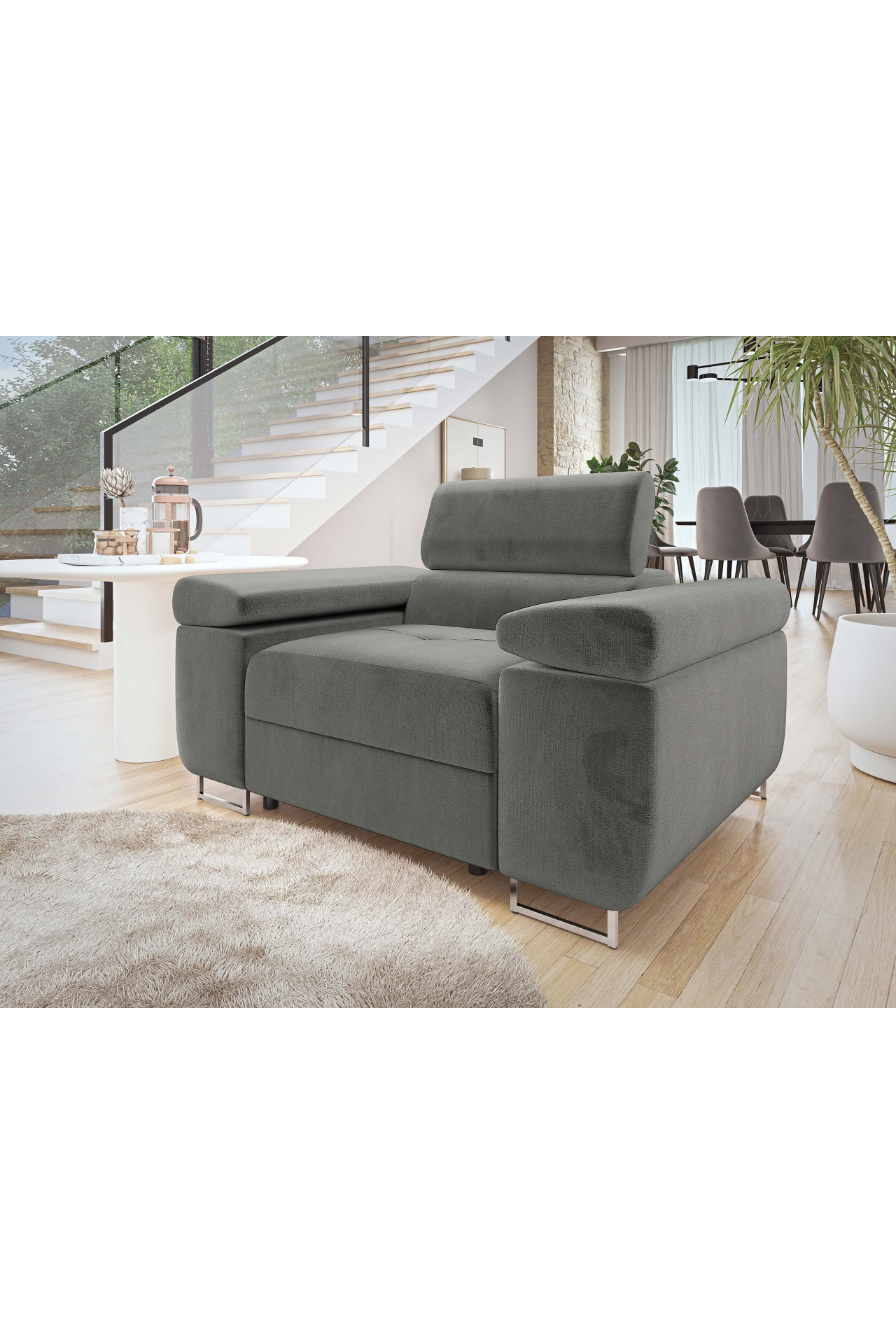 Fotel Terazuro 1 (szürke) 