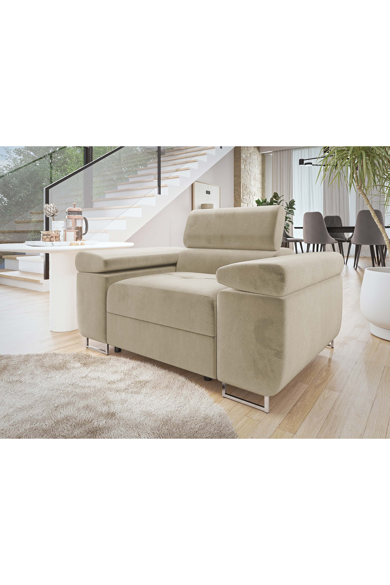 Fotel Terazuro 1 (bézs) 