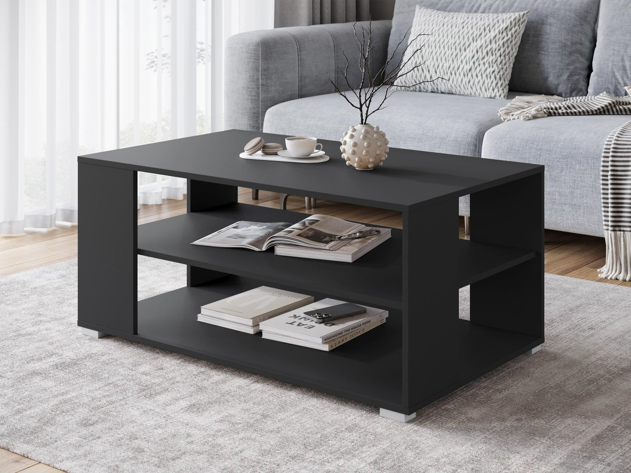 Dohányzóasztal Patentada S1 (grafit)